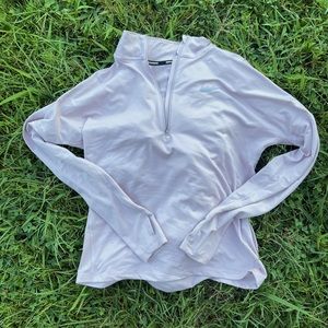 Nike Dry Fit Running 1/4 Zip Pink Small